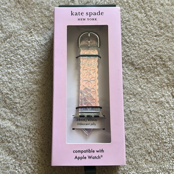Kate spade iridescent jelly scallop Apple Watch strap